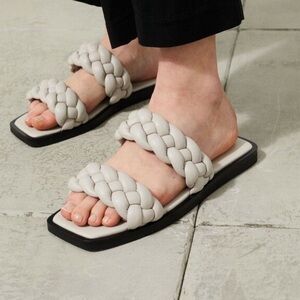 H&M Double Braided Sandals size 7